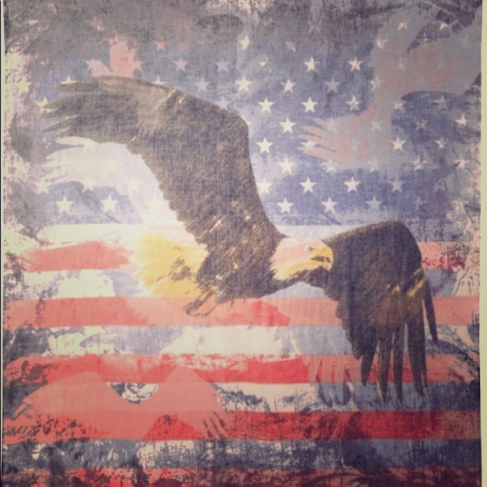 American Flag Scarf